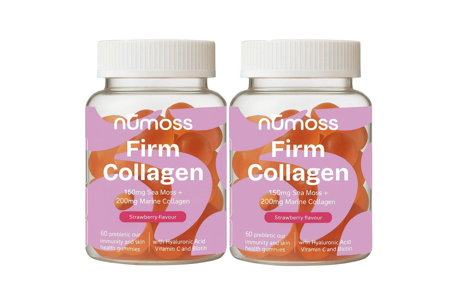 Numoss Sea Moss & Marine Collagen Gummies Bundle